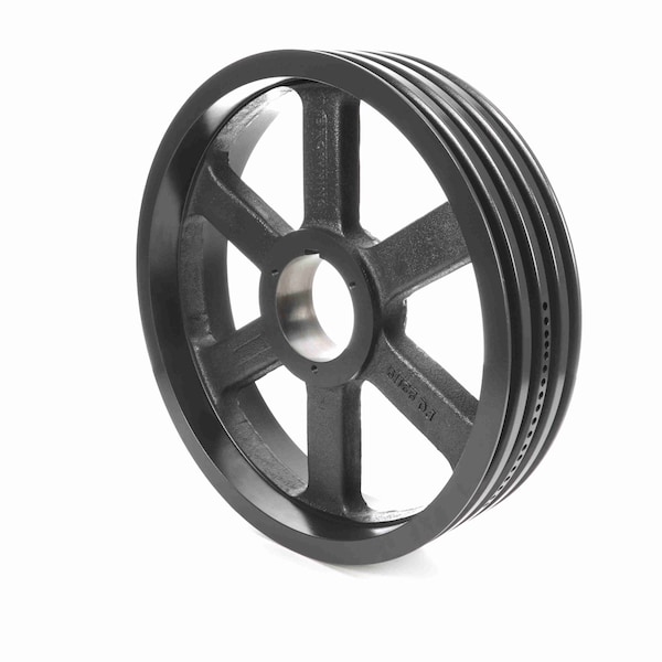4 Groove Cast Iron Bushed Bore Multiple Variable Pitch Sheave, 4MVB184R